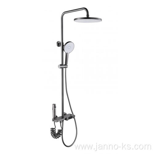 Digital Display Brass Bathroom Rainfall Shower Faucet